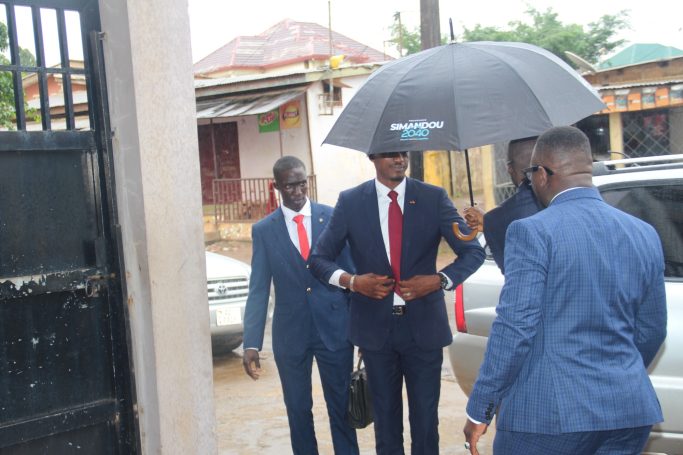 En exercice d'application sur la réception de l'autorité 